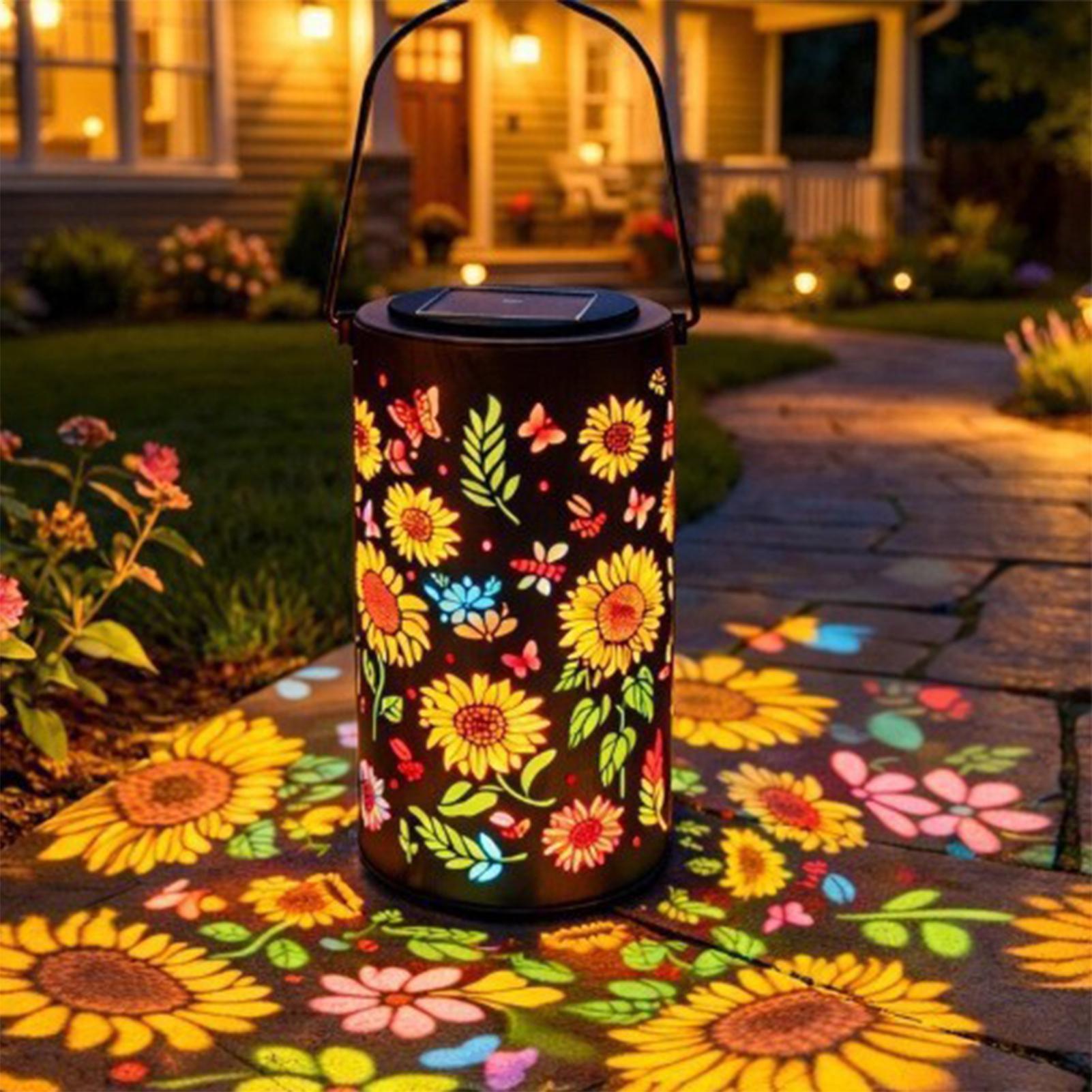 Outdoor Lighting Patio - Ayçiçeği Güneş Enerjili Fener Hava Koşullarına