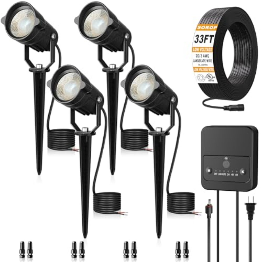 Outdoor Lighting Kits Low Voltage - Peyzaj Aydınlatma Seti Alacakaranlıktan Şafak Vaktiye