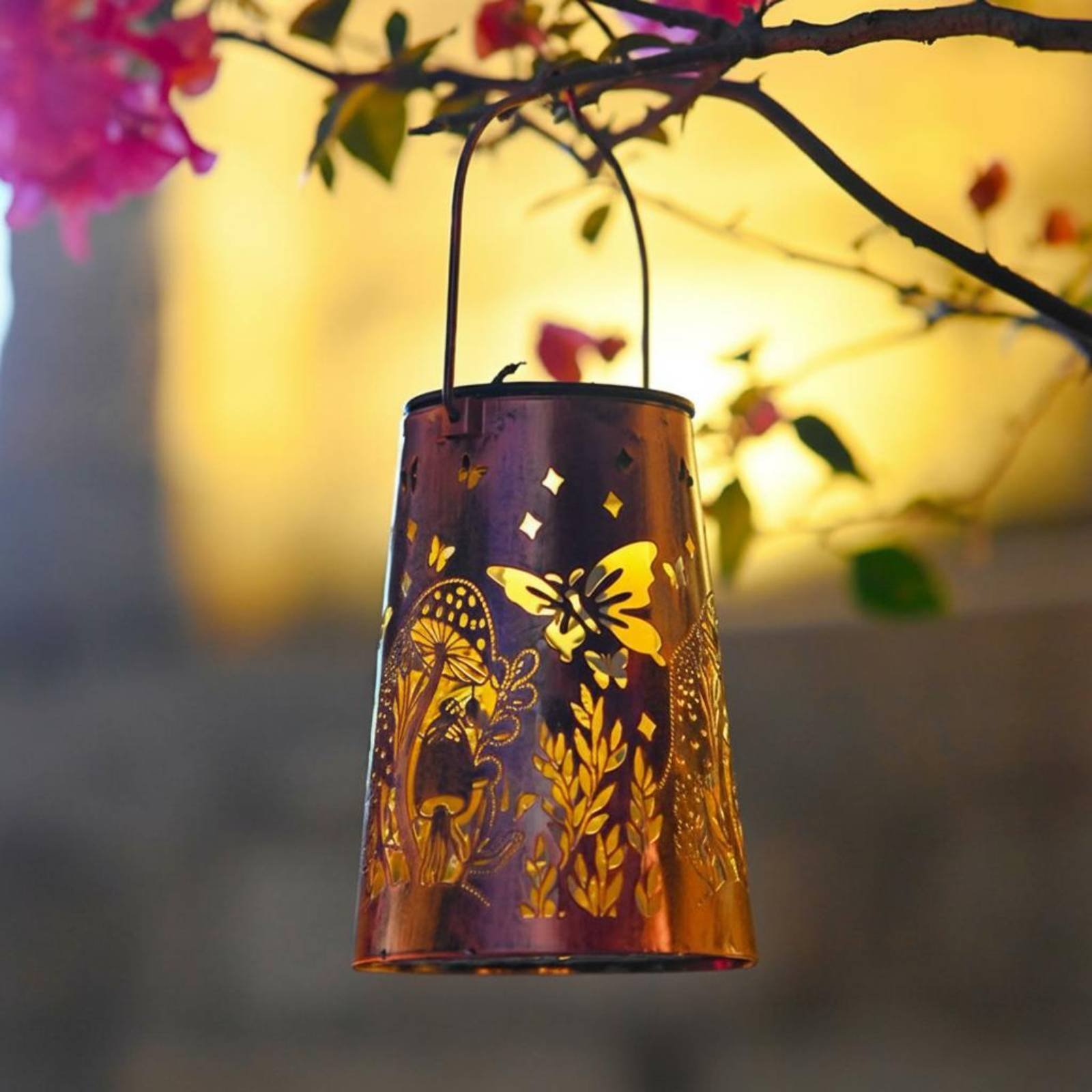 Outdoor Lighting Design - Çiçek Bahçesi Fener Desenli Bahçe Aydınlatıcısı
