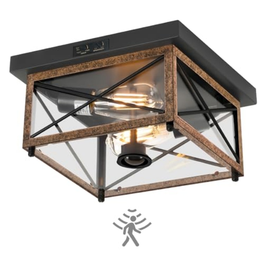 Outdoor Lighting With Motion Sensor - Hareket Sensörlü Dış Mekan Tavan Lambası,