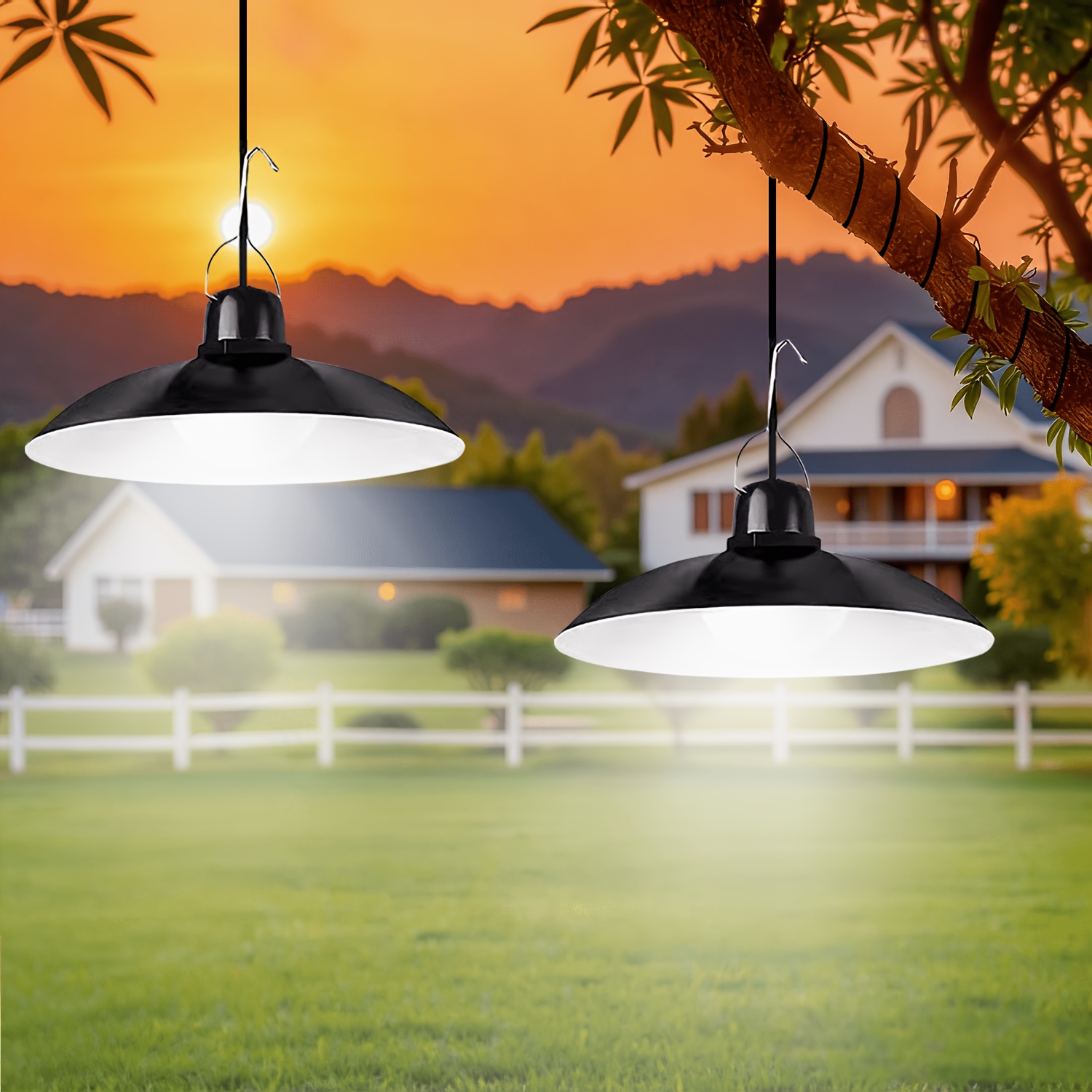 Outdoor Lighting Modern - 1 adet güneş enerjili sarkıt lamba