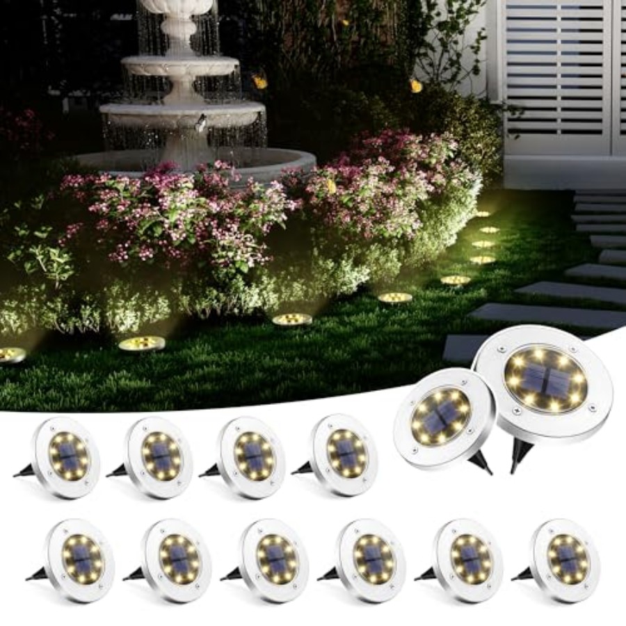 Outdoor Lighting Patio - Güneş Enerjili Zemin Lambaları Dış Mekan