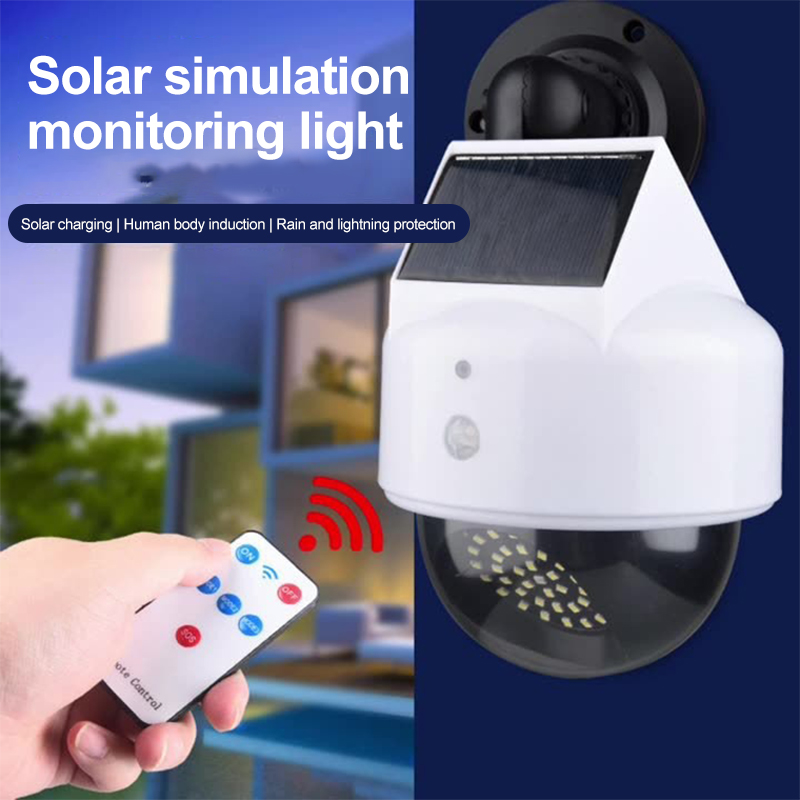 Outdoor Lighting With Motion Sensor - Güneş simülasyon kamera hareket sensörü sanal