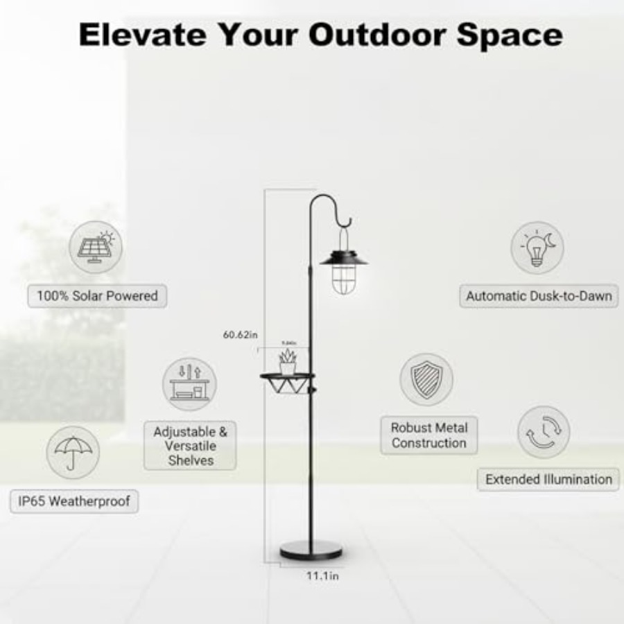 Güneş Enerjili Ayaklı Lamba ve - Outdoor Lighting Patio incelemesi ve fiyatı