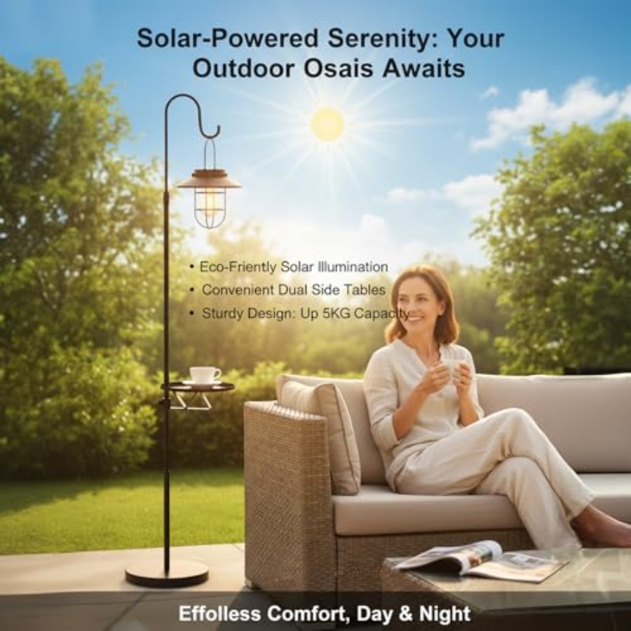 Güneş Enerjili Ayaklı Lamba ve - Outdoor Lighting Patio incelemesi ve fiyatı