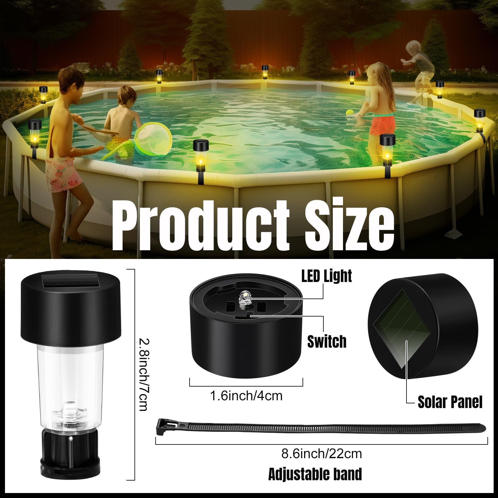 6 paket güneş havuz ışığı çerç - Pond Light Submersible incelemesi ve fiyatı