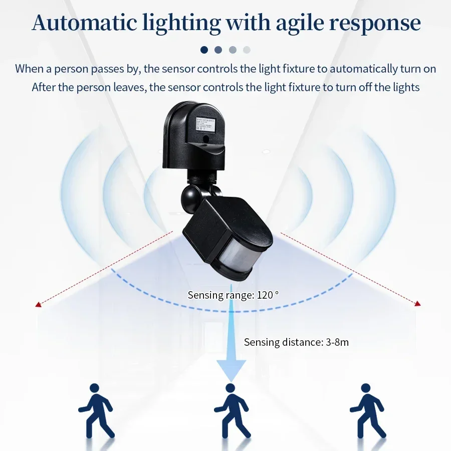110-240V PIR Hareket Sensörü 1 - Outdoor Lighting With Motion Sensor incelemesi ve fiyatı