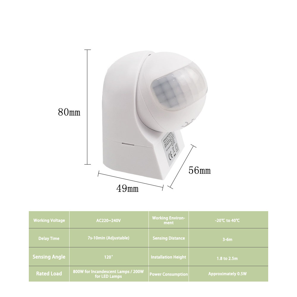 220V Dış Mekan Su Geçirmez Duv - Outdoor Lighting With Motion Sensor incelemesi ve fiyatı