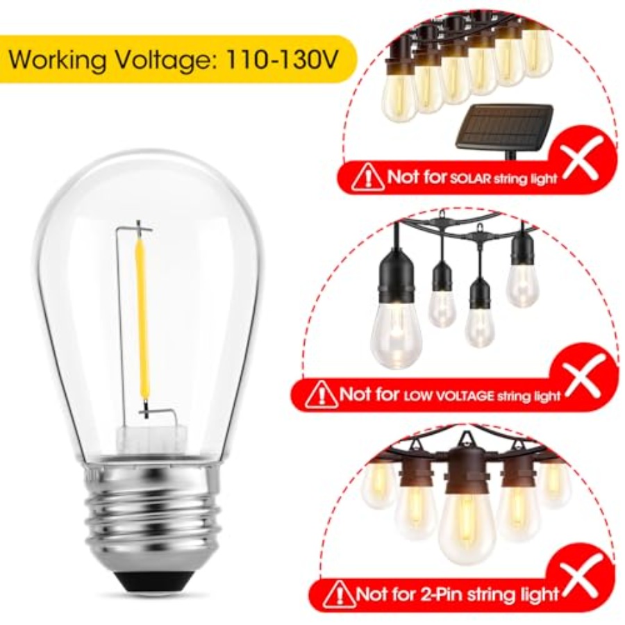Dış Mekan Dize Işıkları için 3 - Outdoor Lighting Patio incelemesi ve fiyatı