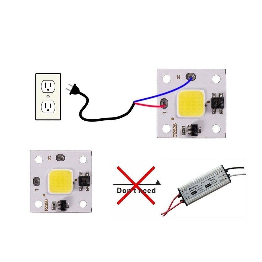 10W COB modülü 220V LED çip di - Outdoor Lighting Sconce incelemesi ve fiyatı