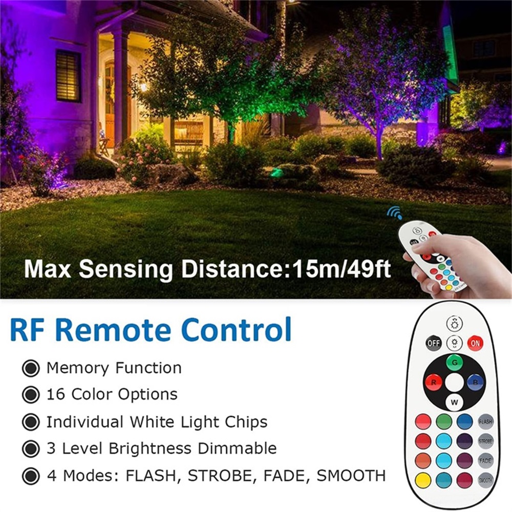 RGBW Peyzaj Aydınlatma 10W Uza - Outdoor Lighting Ip65 incelemesi ve fiyatı