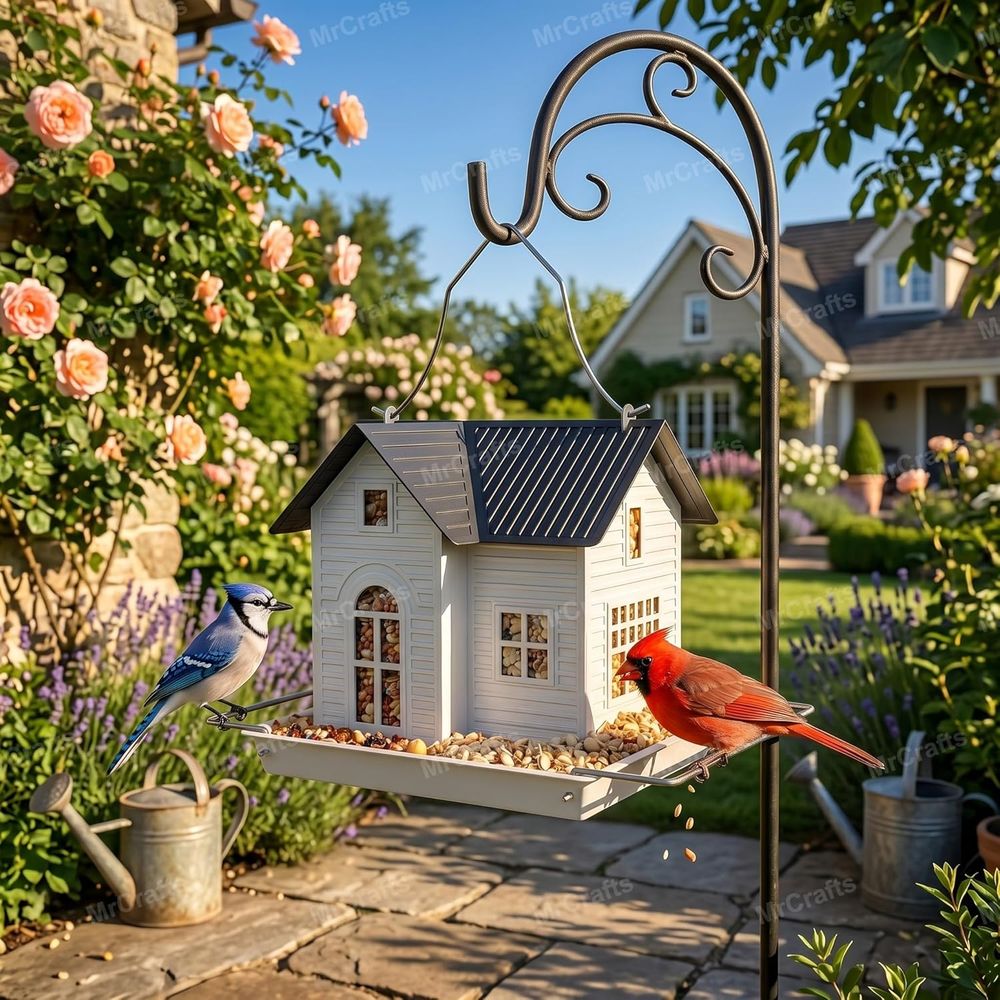 Işıklı Asılı Metal Kuş Yemliği - Outdoor Lighting Unique incelemesi ve fiyatı