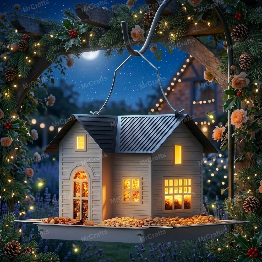 Işıklı Asılı Metal Kuş Yemliği - Outdoor Lighting Unique incelemesi ve fiyatı