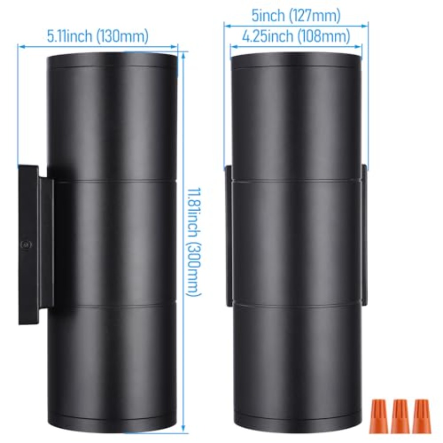 3000K LED Silindir Yukarı Aşağ - Outdoor Lighting Sconce incelemesi ve fiyatı