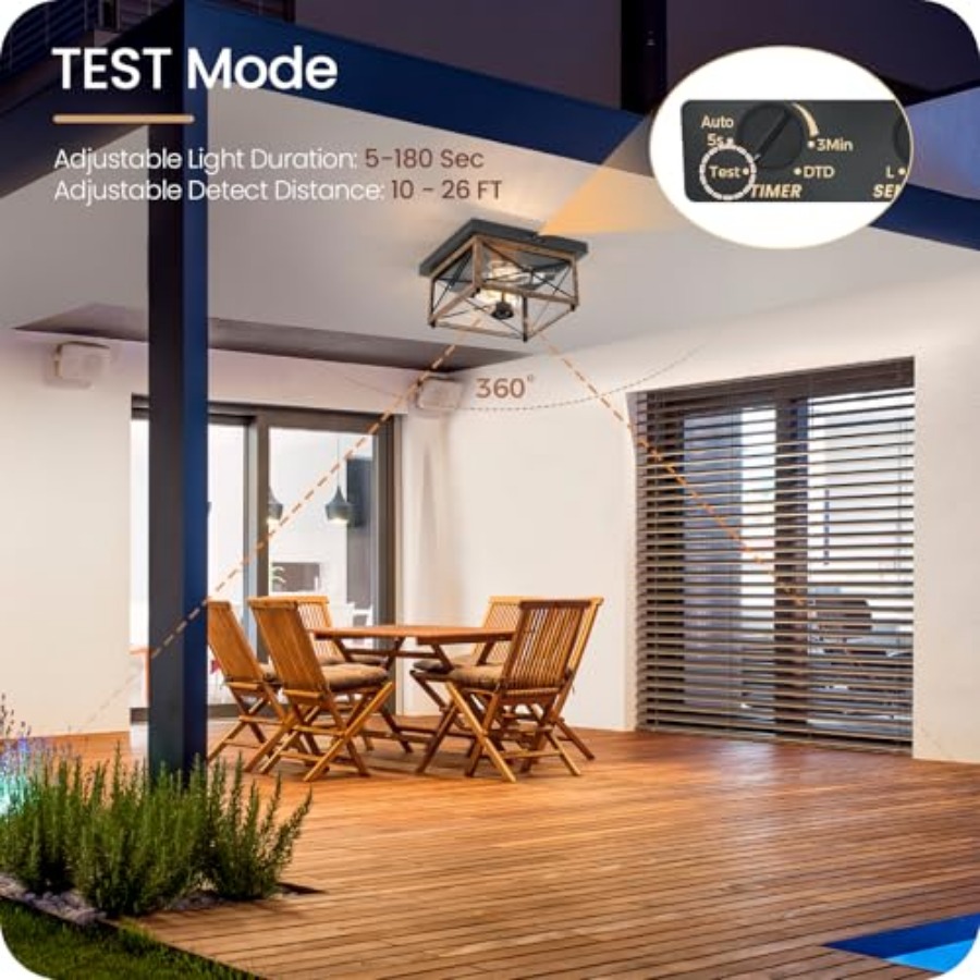 Hareket Sensörlü Dış Mekan Tav - Outdoor Lighting With Motion Sensor incelemesi ve fiyatı