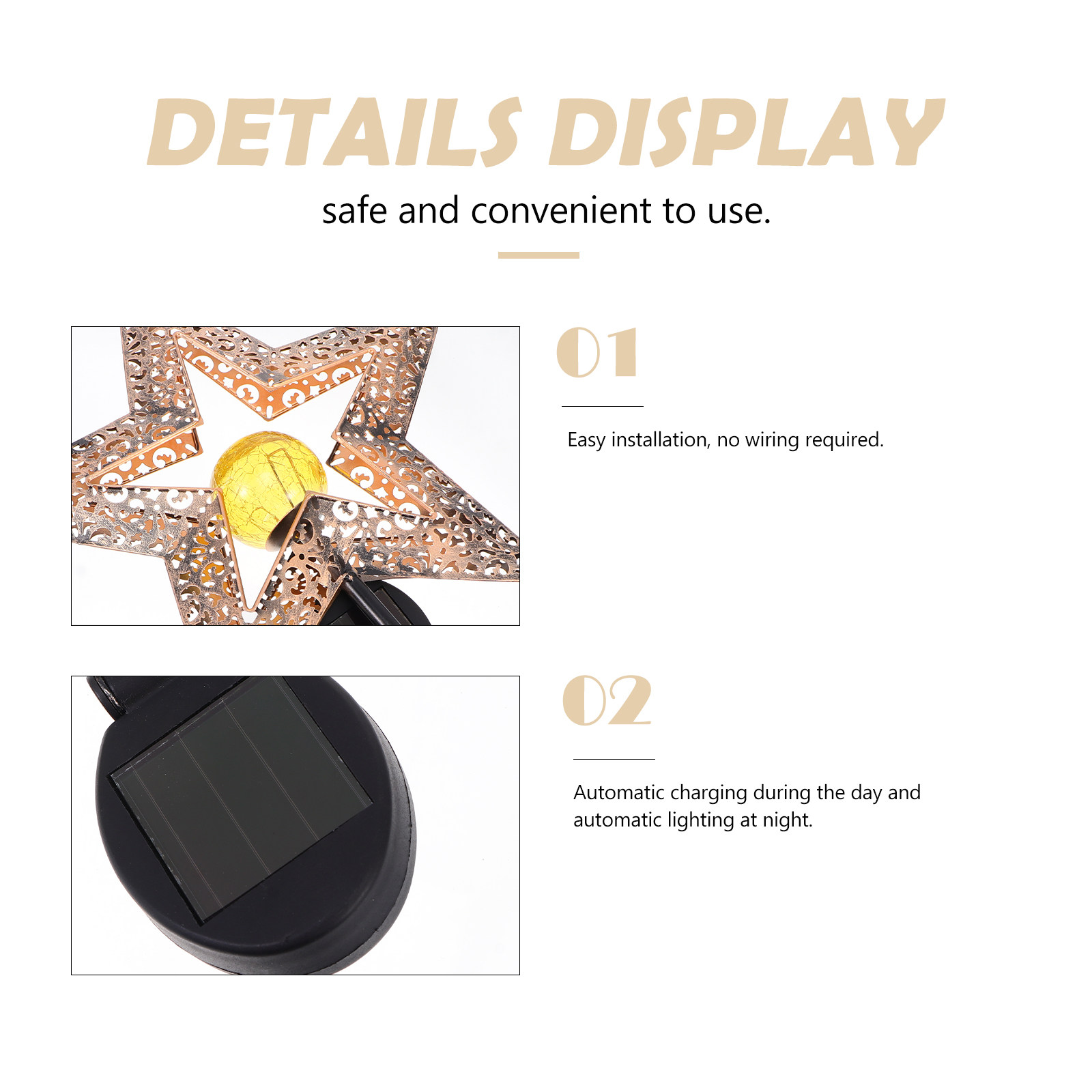 1 Adet Güneş Enerjili Oyuk Yıl - Outdoor Lighting Unique incelemesi ve fiyatı