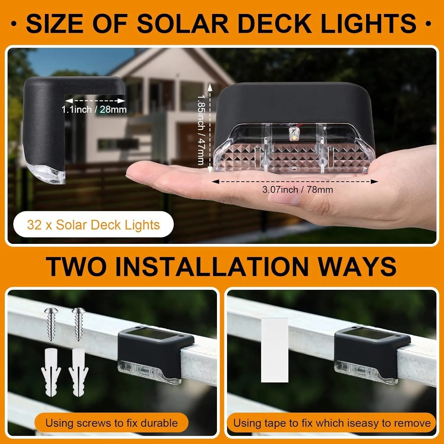 4-32 Paket Güneş Adım Işıkları - Outdoor Lighting Patio incelemesi ve fiyatı