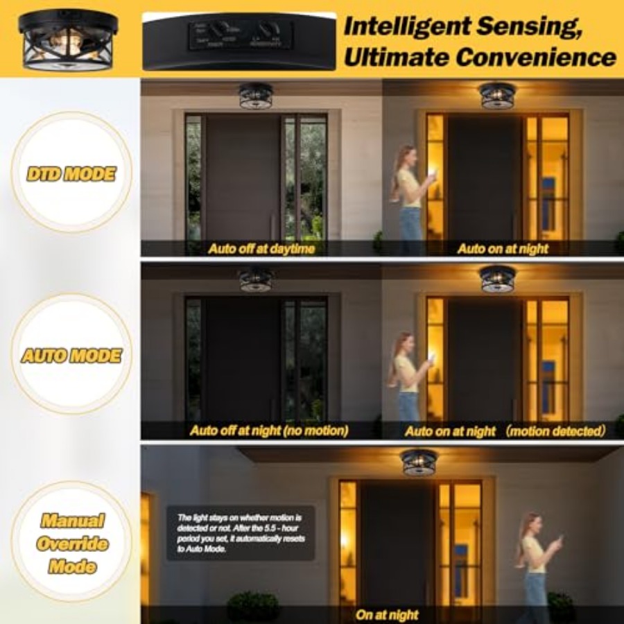 Hareket Sensörlü Dış Mekan Tav - Outdoor Lighting With Motion Sensor incelemesi ve fiyatı
