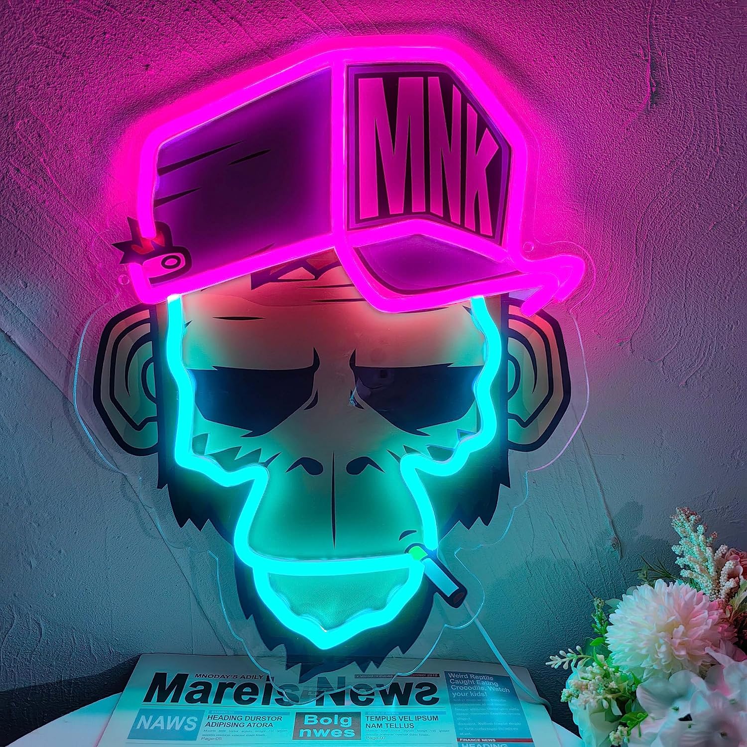 Şapkalı Havalı Maymun Neon Tab - Outdoor Lighting Unique incelemesi ve fiyatı