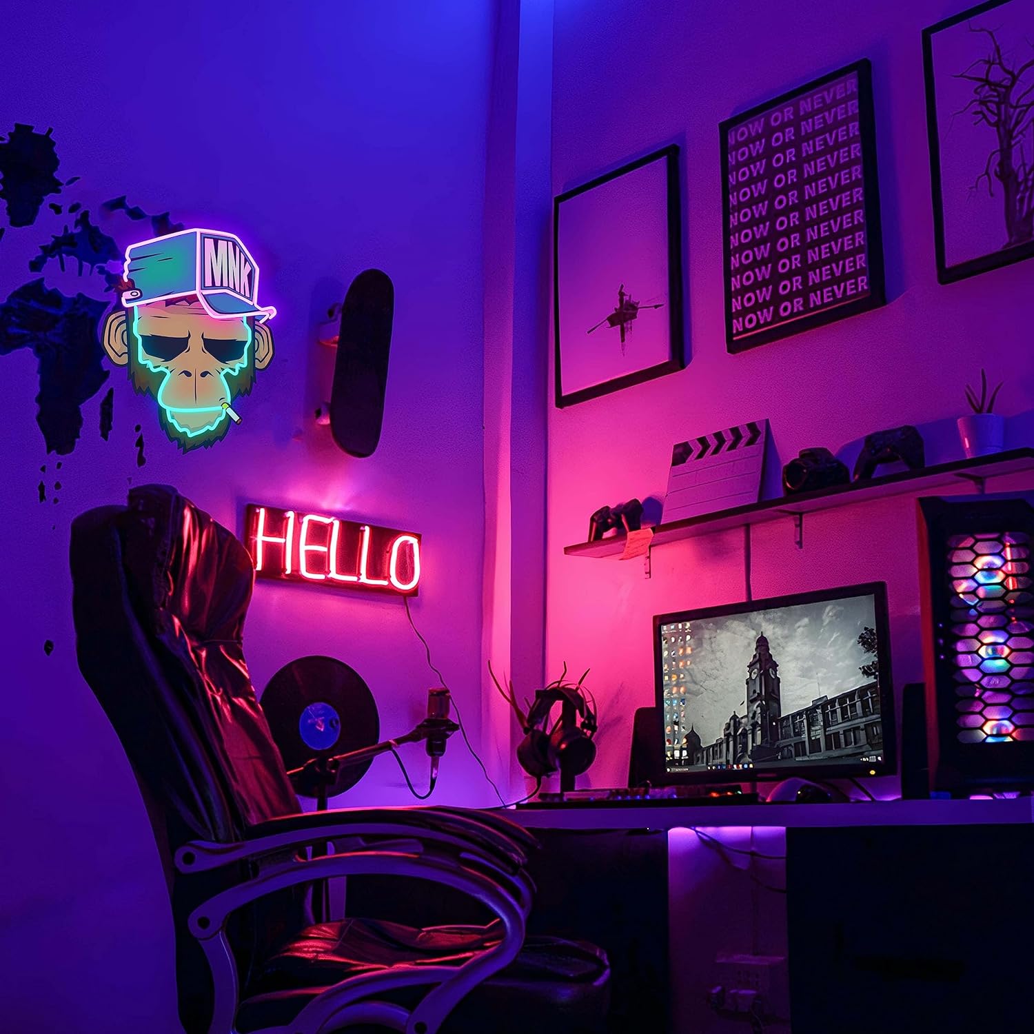 Şapkalı Havalı Maymun Neon Tab - Outdoor Lighting Unique incelemesi ve fiyatı