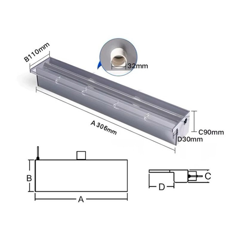Akrilik Şeffaf Şelale Duvar Çe - Pond Light Submersible incelemesi ve fiyatı