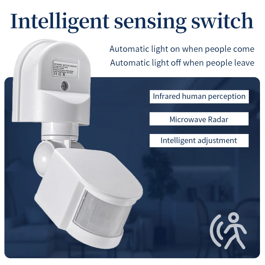 100-240V 12V PIR Hareket Sensö - Outdoor Lighting With Motion Sensor incelemesi ve fiyatı
