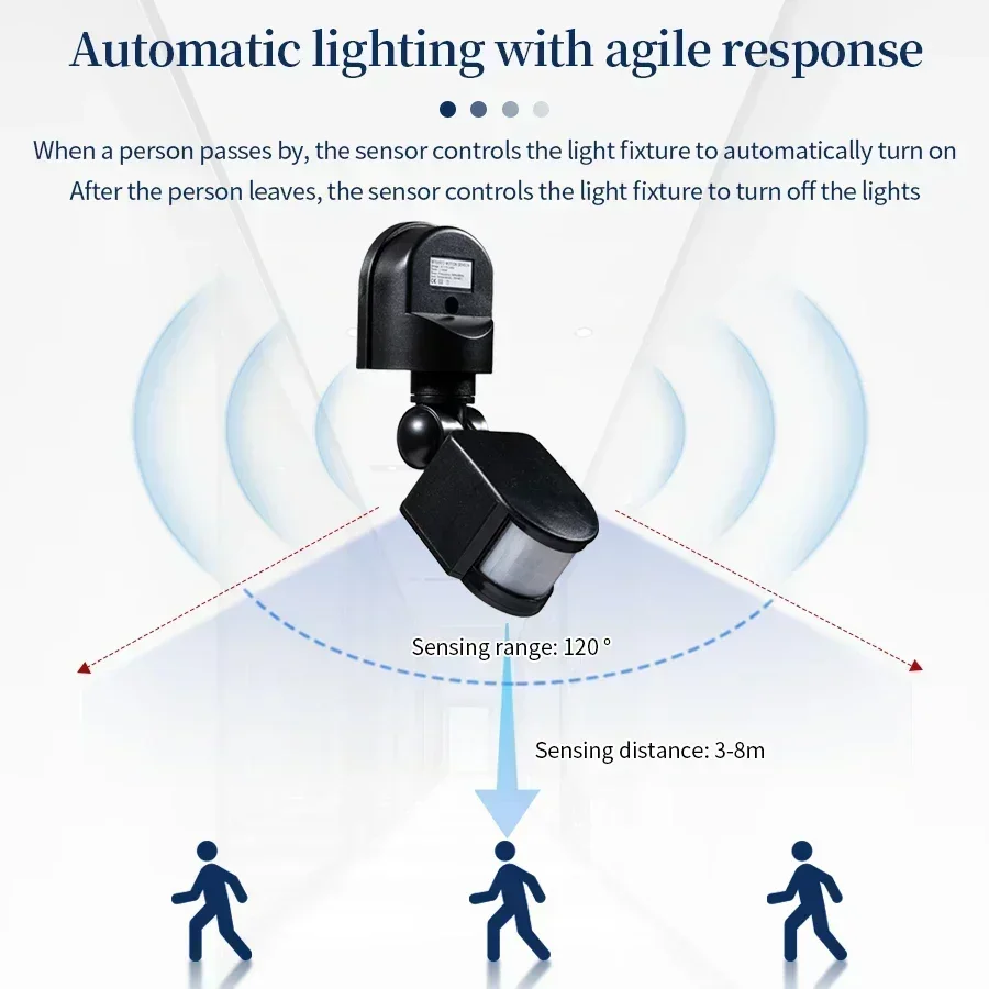 100-240V 12V PIR Hareket Sensö - Outdoor Lighting With Motion Sensor incelemesi ve fiyatı