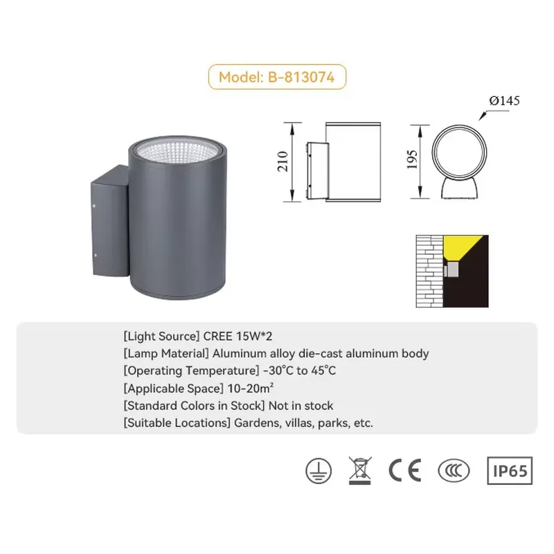 Orijinal Toptan Sınır Duvar La - Outdoor Lighting Design incelemesi ve fiyatı