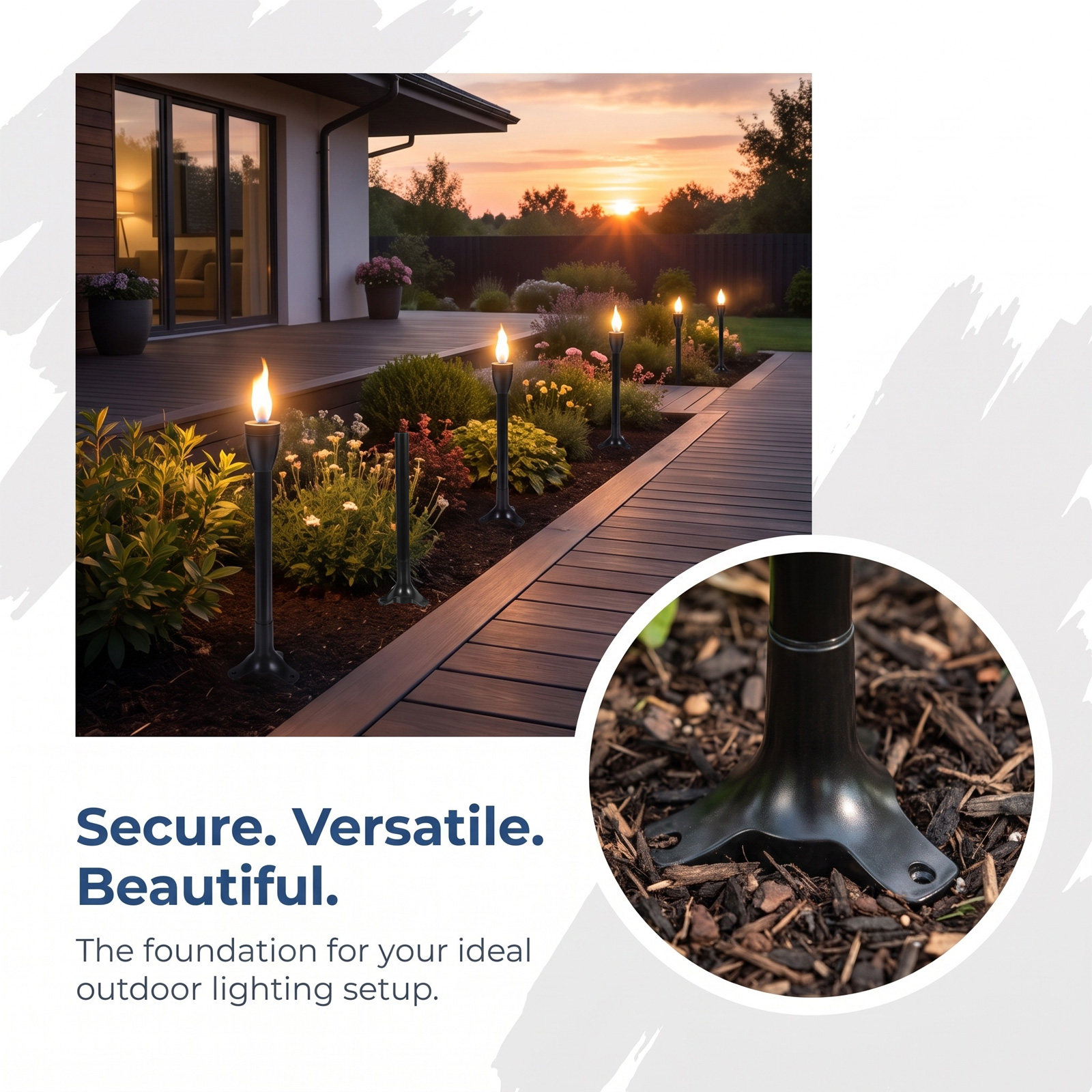 6'lı Bahçe Meşalesi Yedek Dire - Outdoor Lighting Poles incelemesi ve fiyatı
