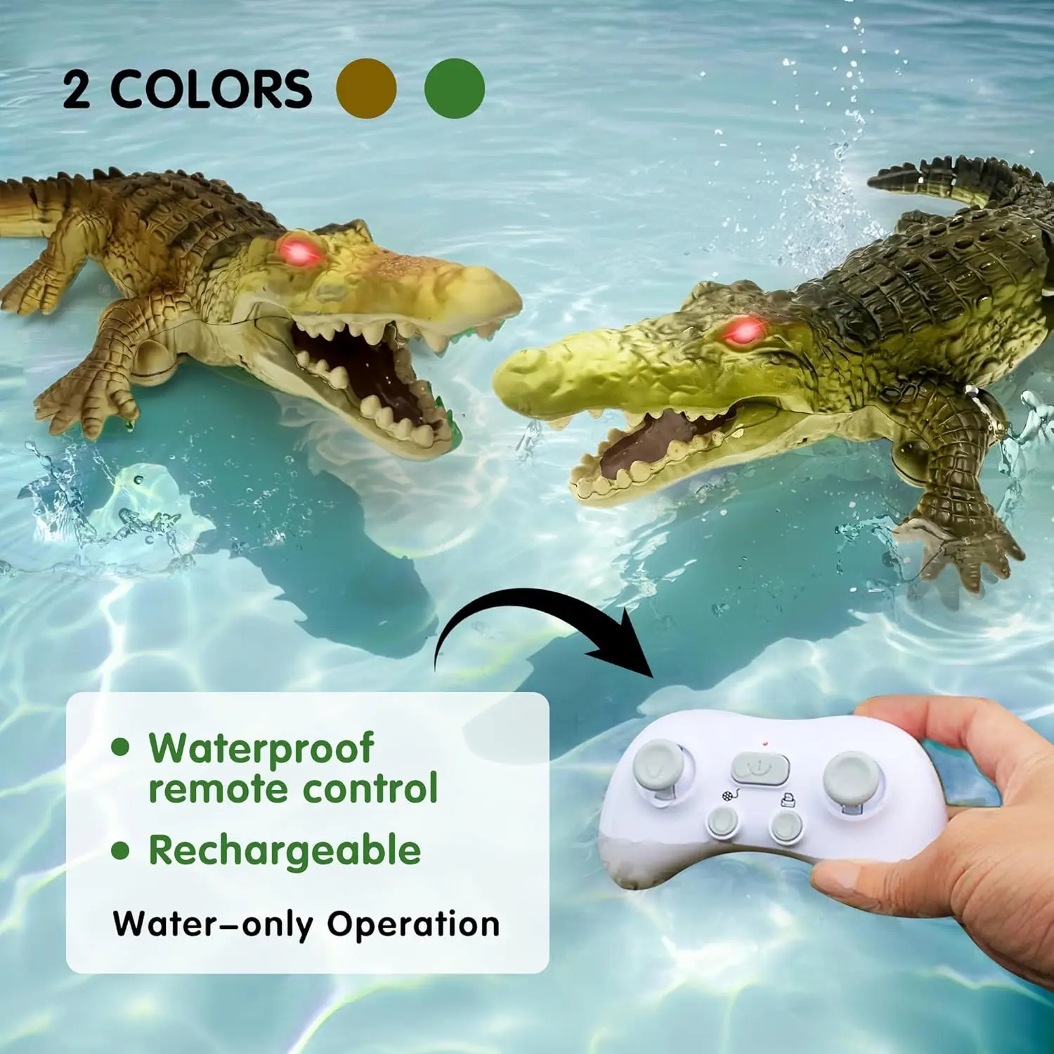 Uzaktan Kumandalı Timsah Su Oy - Pond Light Submersible incelemesi ve fiyatı