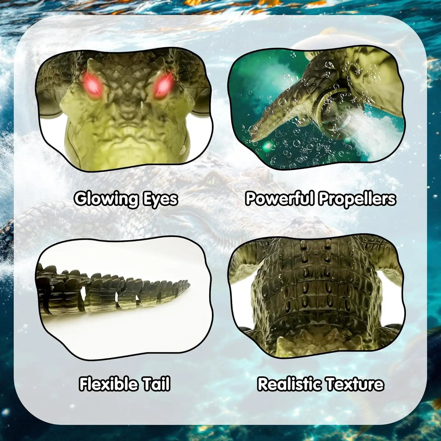 Uzaktan Kumandalı Timsah Su Oy - Pond Light Submersible incelemesi ve fiyatı